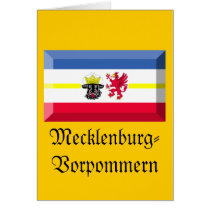 Mecklenburg-Vorpommern Flag Gem cards