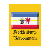 Mecklenburg-Vorpommern Flag Gem postcards