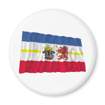 Mecklenburg-Vorpommern Flag magnets