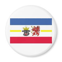 Mecklenburg-Vorpommern Flag magnets