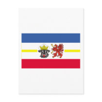 Mecklenburg-Vorpommern Flag postcards