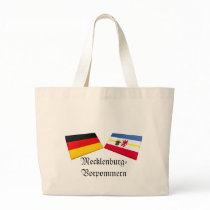 Mecklenburg-Vorpommern, Germany Flag Tiles bags