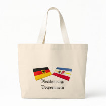Mecklenburg-Vorpommern, Germany Flag Tiles bags