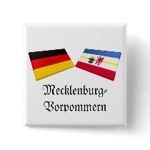 Mecklenburg-Vorpommern, Germany Flag Tiles buttons