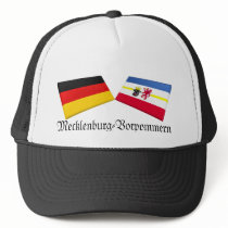 Mecklenburg-Vorpommern, Germany Flag Tiles hats