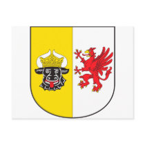 Mecklenburg-Western Pomerania coat of arms small Post Card