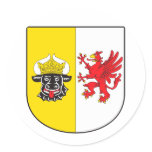 Mecklenburg-Western Pomerania coat of arms small Sticker
