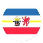 Mecklenburg-Western Pomerania flag Stickers