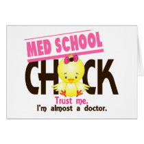 Med School Chick 3 Cards