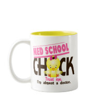 Med School Chick 3 Coffee Mugs