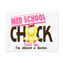 Med School Chick 3 Postcards