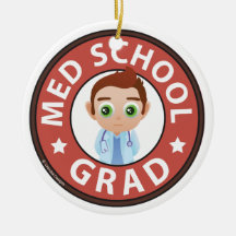 Med School Grad Christmas Ornament