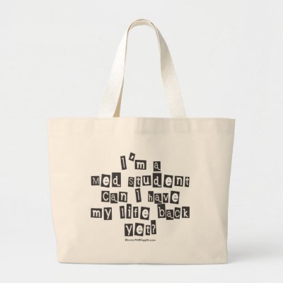 Med Student Ransom Note bags