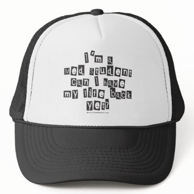 Med Student Ransom Note hats