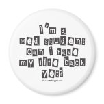 Med Student Ransom Note magnets
