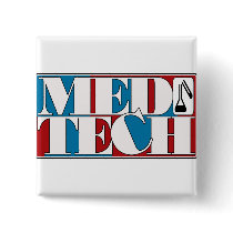 MED TECH LABORATORY BLOCK LOGO buttons
