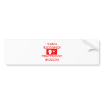 Med Technologist...Will Work For Cocktails Bumper Sticker