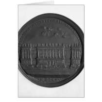 Medal with Bernini's design for the Louvre Greeting Cards