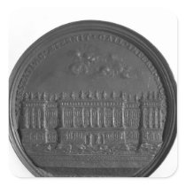 Medal with Bernini's design for the Louvre Square Sticker