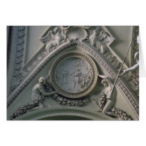 Medallion depicting Emperor Constantine Greeting Card