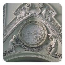 Medallion depicting Emperor Constantine Sticker