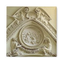 Medallion depicting the Baptism of Constantine Fridge Magnet
