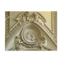 Medallion depicting the Baptism of Constantine Post Card