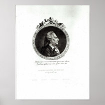 Medallion Portrait of Giacomo Casanova, age 63 Print