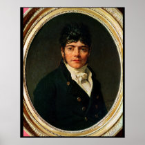 medallion Portrait of the Comte Esteve, 1804 Posters