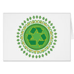 Medallion Recycle Sign Card