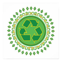 Medallion Recycle Sign