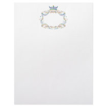 Medallion with Crown Royal Stationery Letterhead Design