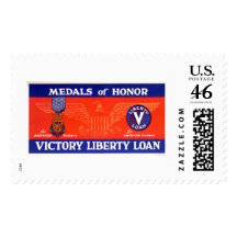 Medals of honor - Victory Liberty Loan Postage Stamps