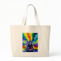 Medatating Woman by Piliero Bag