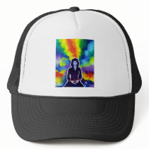 Medatating Woman by Piliero hats by piliero Medatating Woman by Piliero hats