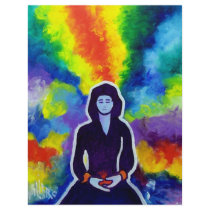 Medatating Woman by Piliero Customized Letterhead
