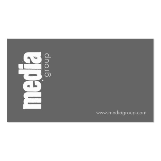Media group - business cards (front side)