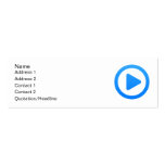 Media player Sign business cards