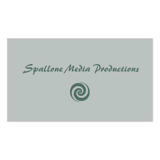 Media Productions Business Card