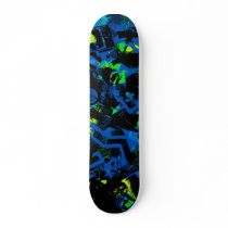 "Media" Skateboard in Royal by channelthree "Media" Skateboard in Royal