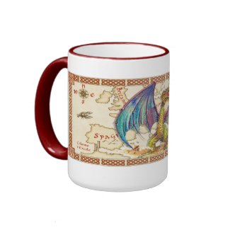 Mediaeval Wyvern mug