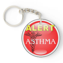 Medic Alert Emergency Keychain- ASTHMA