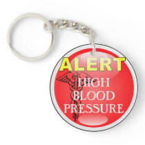 Medic Alert Emergency Keychain- Blood Pressure