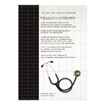 Medic Medical Graduation Invitation