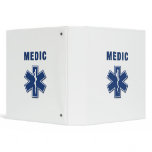 Medic Star of Life 3 Ring Binders