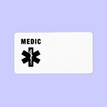 Medic Star of Life labels