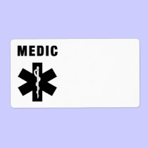 Medic Star of Life labels