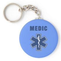 Medic Star of Life Keychain