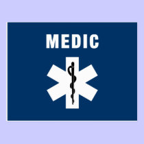 Medic Star of Life postcards
