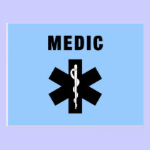 Medic Star of Life postcards